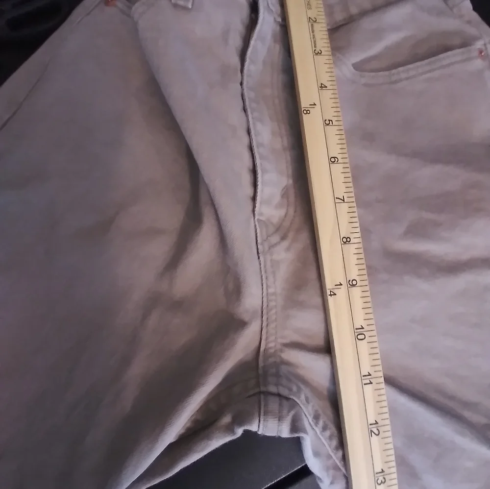 Levis 505 Mens Beige Denim Jeans Size 31/ 30 Western Workwear Performance